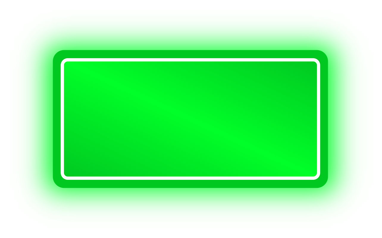 Neon Green Rectangle Banner, Neon Rectangle